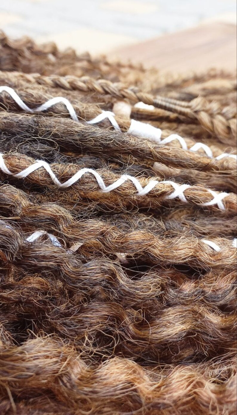 Black to Brown Ombre Dreadlocks Synthetic Hair Extensions Etsy