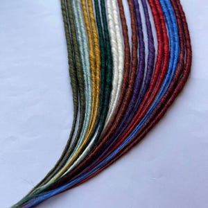 Handmade Synthetic Dreadlocks: Vivid Colorful Hair Extensions