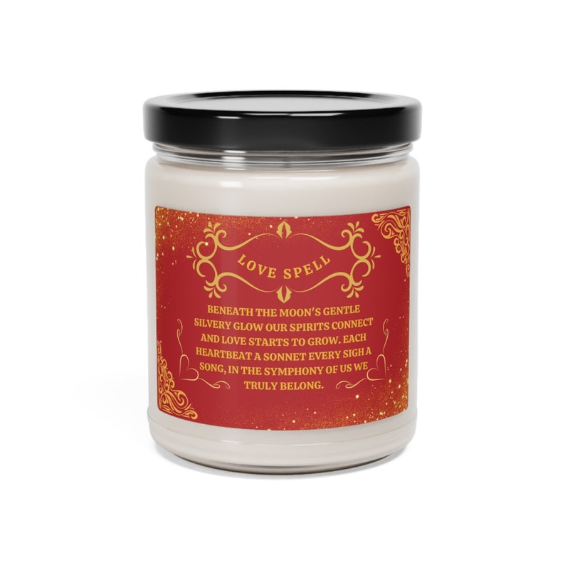 Love Spell Candle, Scented Soy Candle, Love Spell Candle, Powerful Love