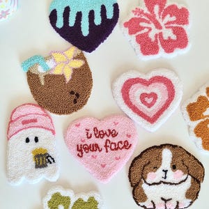 Punch Needle Coaster, Tufted Mug Rug,  Best Gift for Mom, Housewarming Gift, Accessories for Women, Cute Coasters