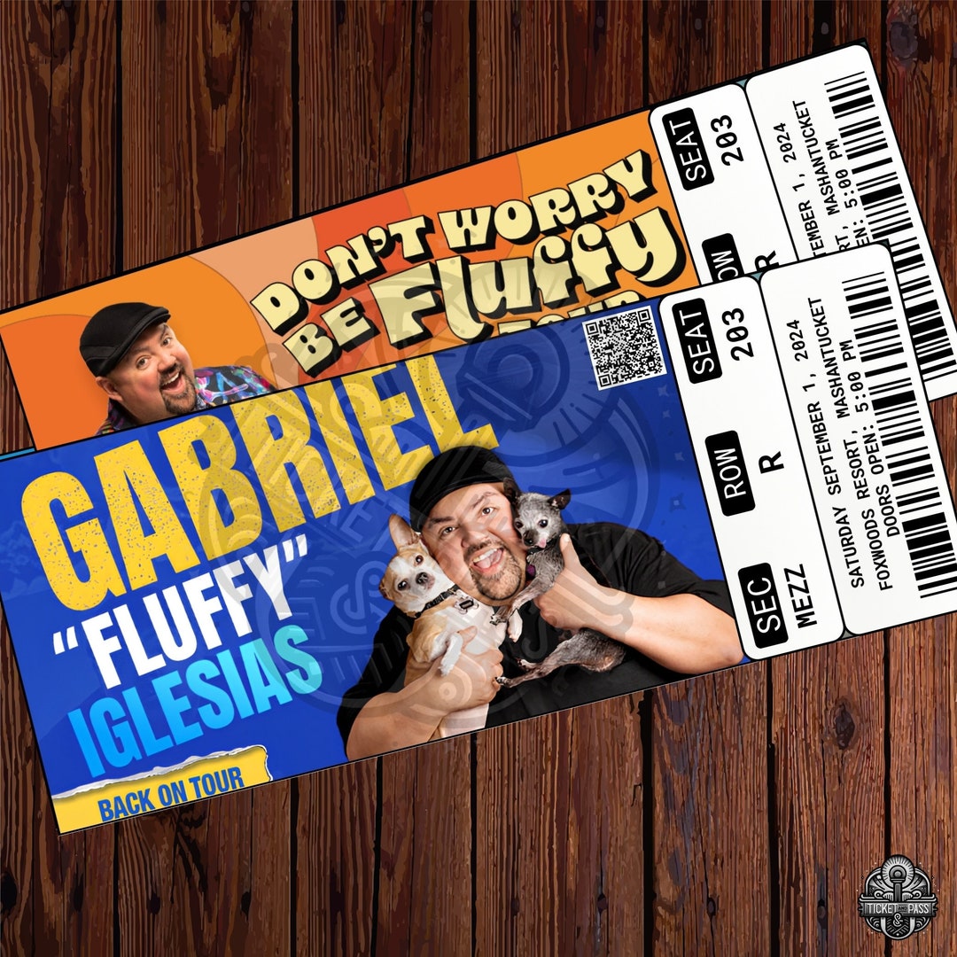 Printable Gabriel Iglesias Ticket,don
