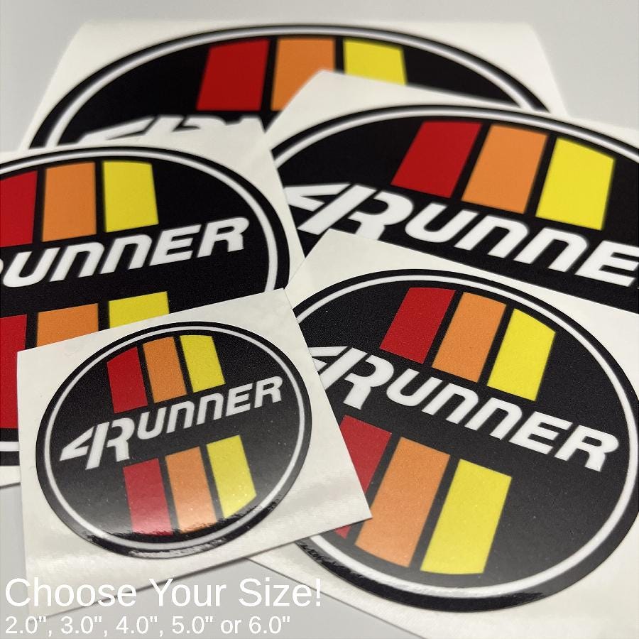 Retro Toyota 4runner Decal: High Gloss 3M Vinyl Sticker - Etsy Australia