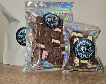 Freeze Dried Ice Cream Sandwich Bites Astronaut Ice Cream Vanilla