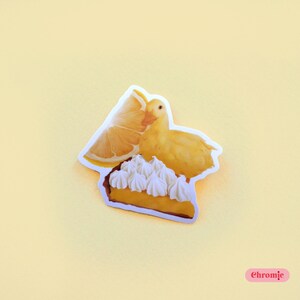 Sticker autocollant Canard Citron - Fructizoo