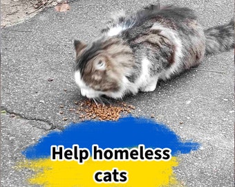 Support Ukrainian pets. Digital file download. Stand With Ukraine