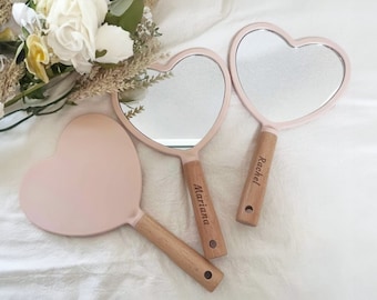 Miroir personnalisé | Miroir de maquillage | Miroir à main | Cadeau de la Fête des Mères personnalisé | Demoiselle d’honneur | Cadeau pour elle | Cadeau fait main