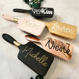 Personalized Comb Women's Hairbrush Hair Comb Ladies Brush Personalized Comb Bridesmaid Gift Gift for Her Gift image 2