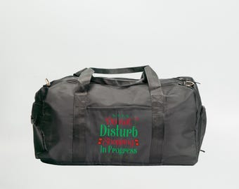 Funny Christmas Duffel Bag – Holiday Gym & Travel Bag