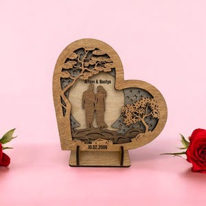 Personalized Wooden Sign   Romantic Gift for Every Occasion   Anniversary Gift