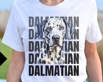 Dalmatian Lover T-shirt Unisex Jersey Short Sleeve Tee, Dog Lover Tshirt, Dog Breed shirt, Gift for Dalmatian Lovers, Gift for Dog Lovers