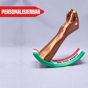 Italienische Hand - Italienische Geste -personalisierbar- Geschenk Italien -  Italienische Deko - 19 cm