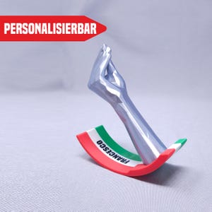 Italienische Hand - Italienische Geste -personalisierbar- Geschenk Italien -  Italienische Deko - 13 cm