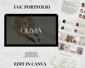 UGC Portfolio Template, UGC Website, Content Creator Portfolio