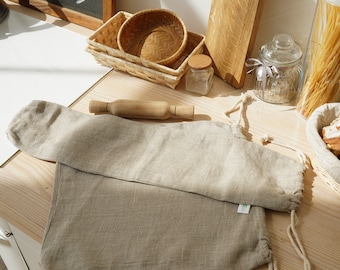 Bags for bread packaging, loaf bag, bread loaf bag, baguette bread bag, reusable bread loaf bag, bags for bread, hemp bread bag, set of 2