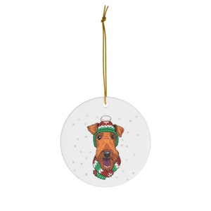 Airedale Terrier Christmas Ornament
