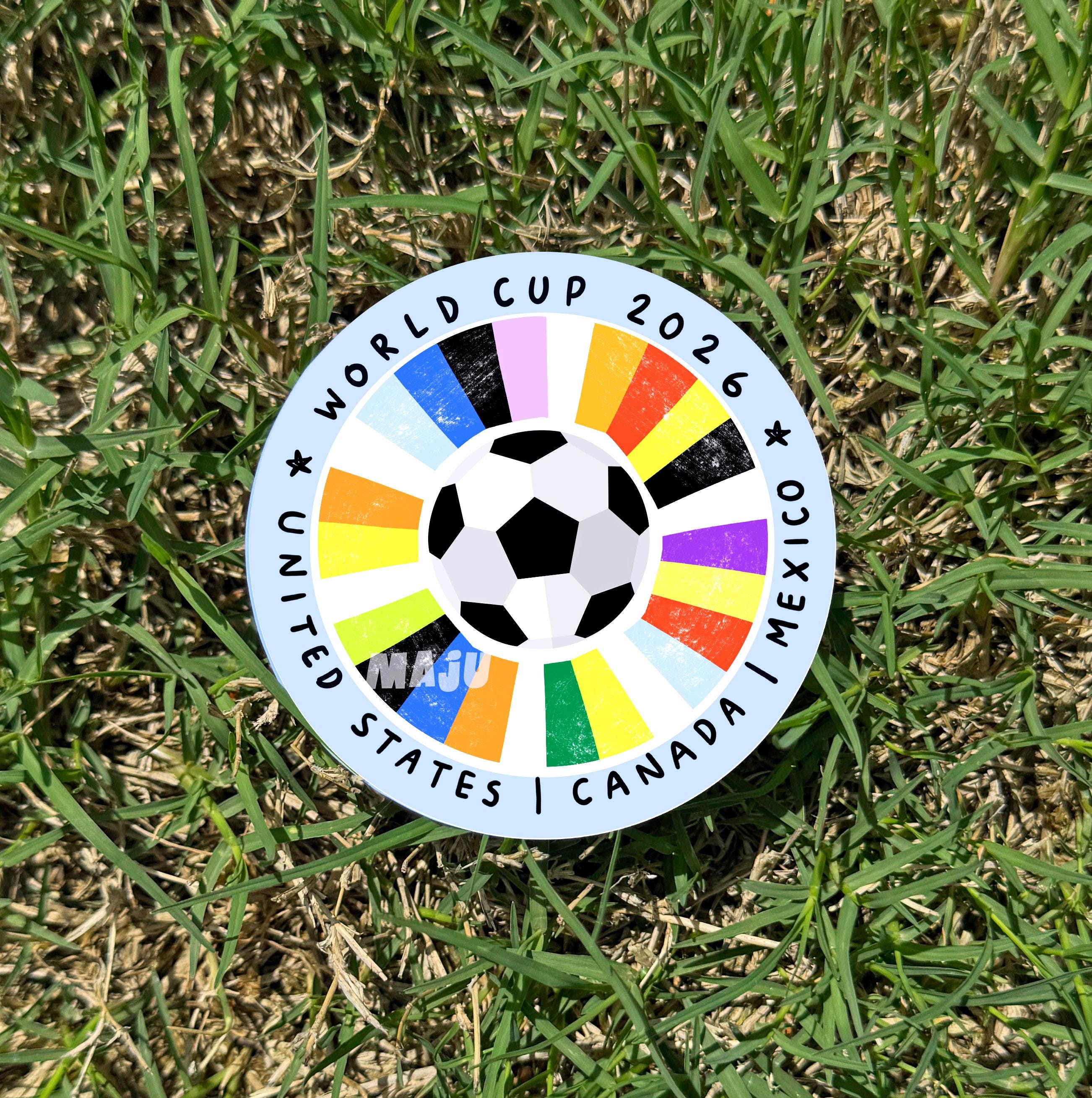 World Cup 2026 Soccer Ball Sticker: Weatherproof Vinyl Decal - Etsy