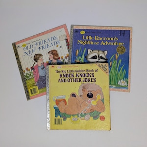 Big Little Golden Book: Little Raccoon&#39;s Nighttime Adventure | Old Friends, New Friends | Knock Knocks Other Jokes