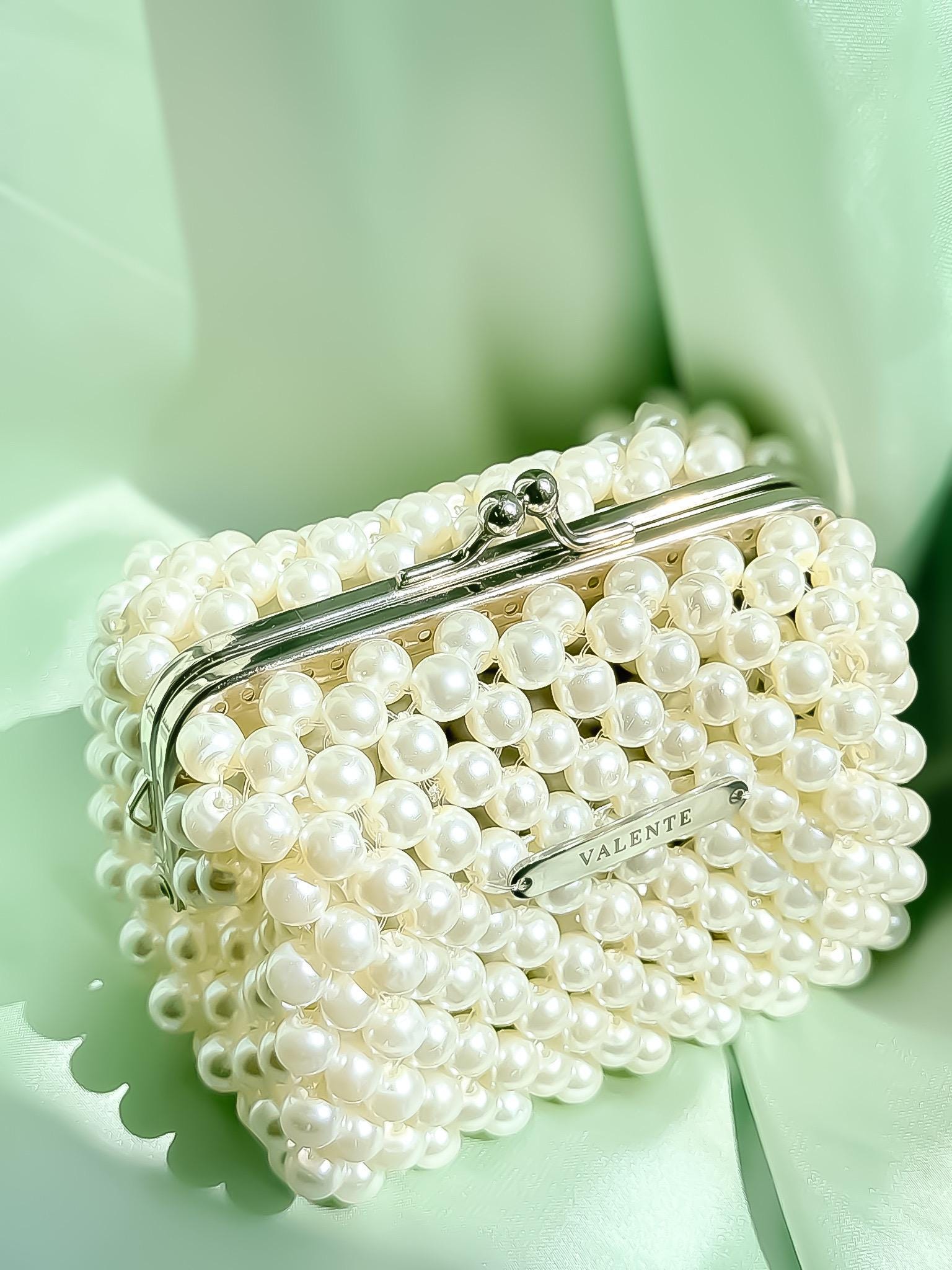 Luna Perla - crystal beads bag