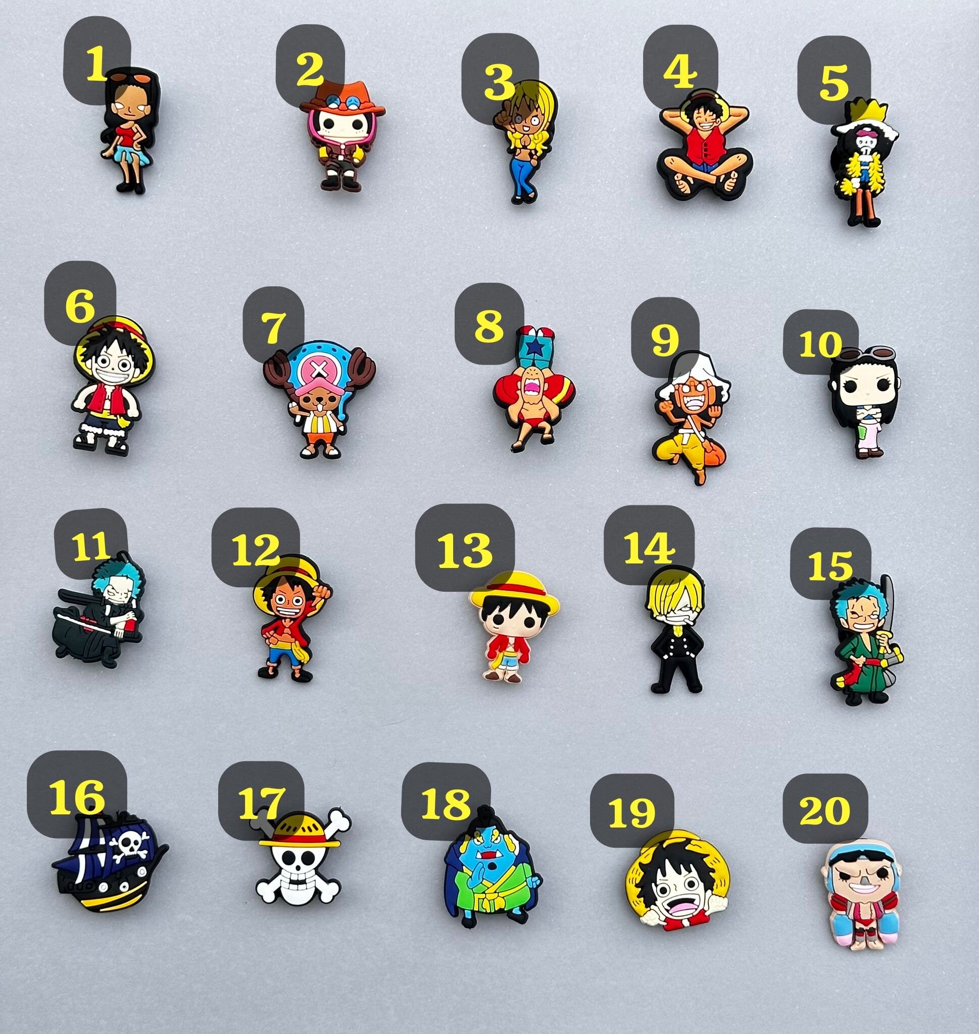 Monkey D. Luffy Straw Hat Jibbitz Crocs Charms by Abystyle Studio