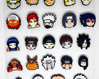 Naruto Crocs Charms - Anime Jibbitz for Shoes, Perfect for Naruto Fans. – Unique Shoe Accessories for Anime Fans!