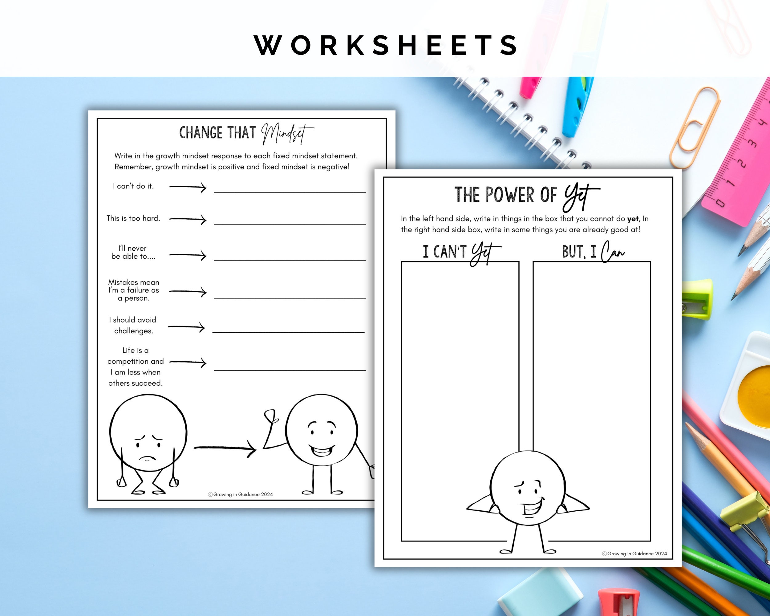 Growth Mindset Lesson: Middle & High School Counseling Resource ...