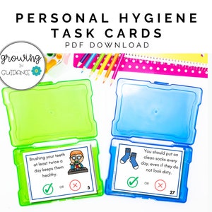 Taakkaarten persoonlijke hygiëne 2e t/m 5e leerjaar | Afdrukbaar en digitaal | Schoolbegeleiding, SPED, gezondheid, levensvaardigheden en thuisschoolactiviteit