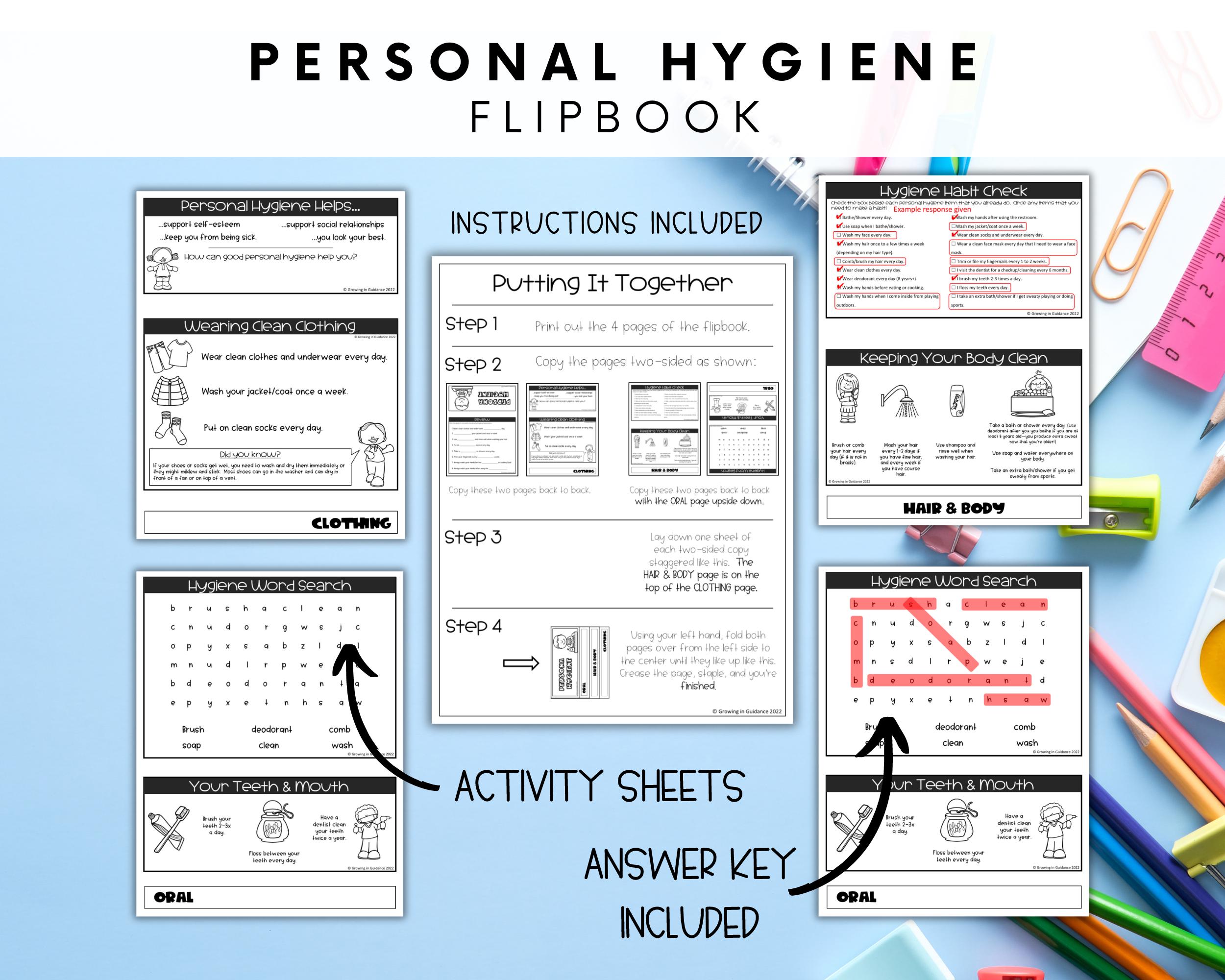 Personal Hygiene Lesson Bundle: Elementary Games & Activities (PDF ...