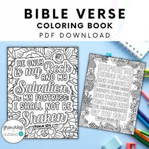 Bible Verse Coloring Pages Printable Scripture Coloring Book Inspirational Christian Coloring Sheets Sunday School Coloring Sheets