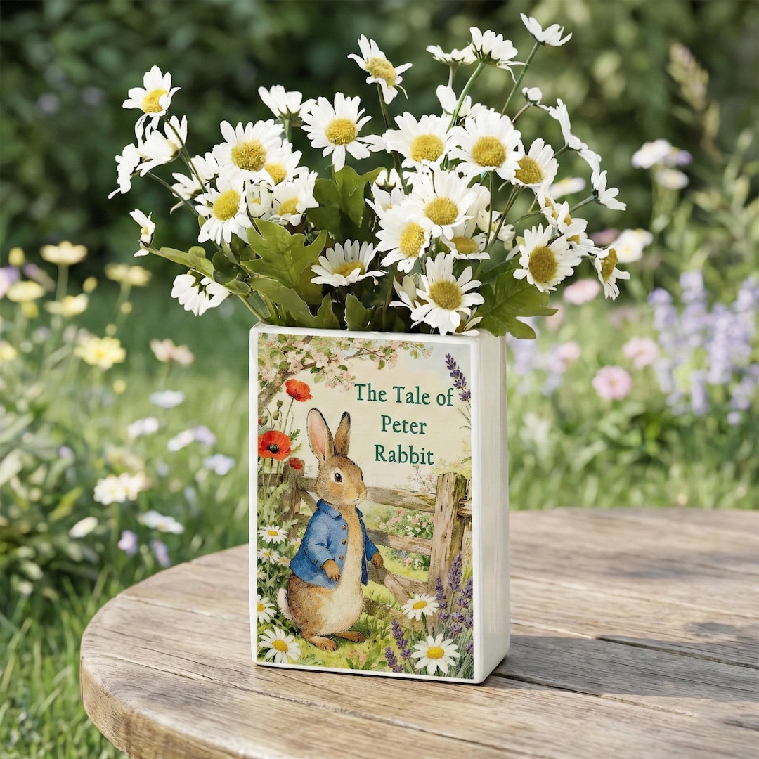 Peter Rabbit Ceramic Collection The Tale of Peter Rabbit Ceramic Book Vase, the Tale of Peter Rabbit ...