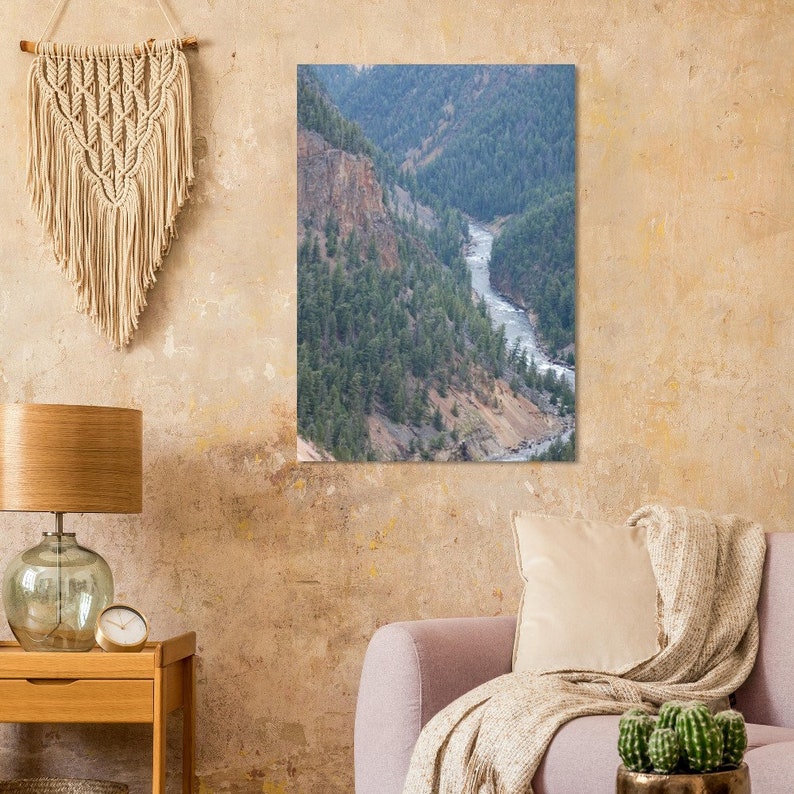 Yellowstone Riveraluminum Print, Yellowstone River Metal Print
