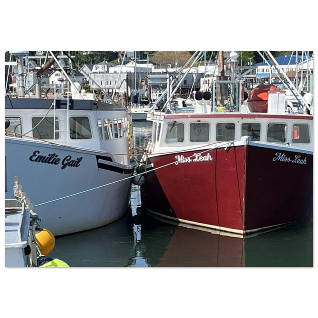Fishing Boats Nova Scotiaaluminum Print Etsy