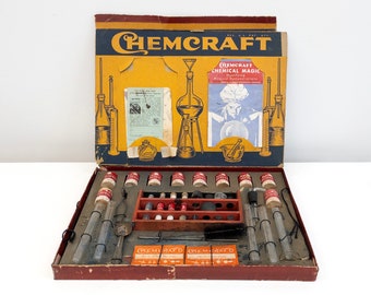 Chemcraft 1939 Chemistry Outfit. Extremely Rare!