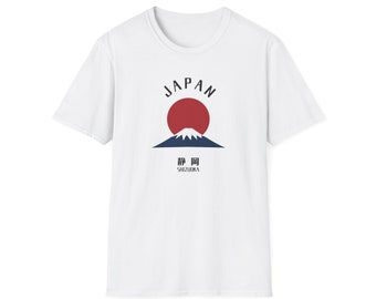 Mt. Fuji Japan T-shirt  Unisex Softstyle Kanji T-Shirt Japanese Design