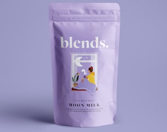 mezcla leche de luna ayurvédica