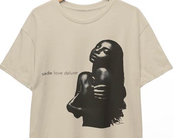T-shirt Sade Love Deluxe con copertina dell'album – Maglietta Smooth Jazz anni '90