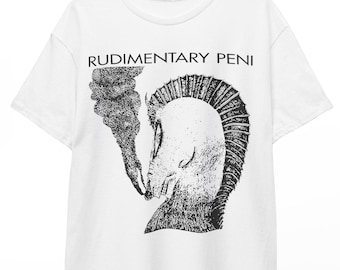 Rudimentary Peni War Punk T Shirt, Nick Blinko Art, Unisex Cotton Tee