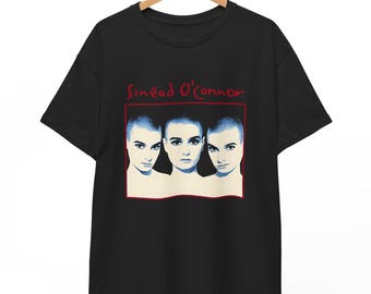 Vintage T-shirt Sinéad O'Connor, T-shirt met muziekpictogram jaren 80/90