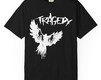 Maglietta Tragedy Band Comfort Colors: Maglietta unisex Crust Punk D-Beat Music