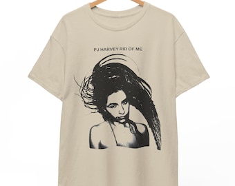 PJ Harvey T-Shirt, Rid of Me Album Cover Tee, 90s Alternative Indie Rock Shirt, Short or Long Sleeve Music Fan Gift Unisex, S to 5XL
