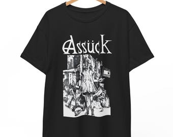 Maglietta vintage Grindcore Assück, arte da stato a stato