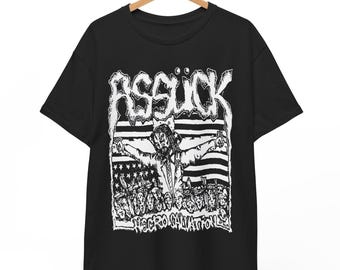 Maglietta Assück Necro Salvation, Florida Crustcore, maglietta punk rock