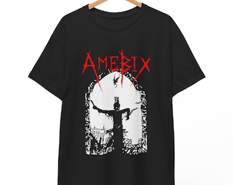 T-shirt Homme Mootaa Amebix British Punk Band - Imprimé Graphique - Coton Confortable - Coupe Classique Manches Courtes