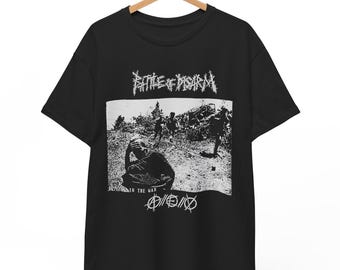 Maglietta Battle of Disarm, punk hardcore giapponese, grafica di guerra