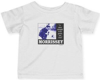 Morrissey Graphic Infant Tee | Band Photo, Lyric Quote