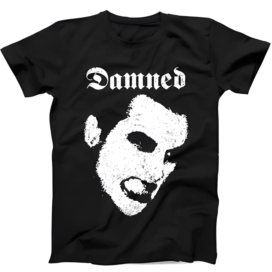 The Damned Dave Vanian Portrait T-shirt, Gothic Punk Rock Tee - Etsy