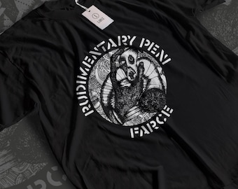 Rudimentary Peni 'Farce' T-shirt: anarchopunk graphic T-shirt