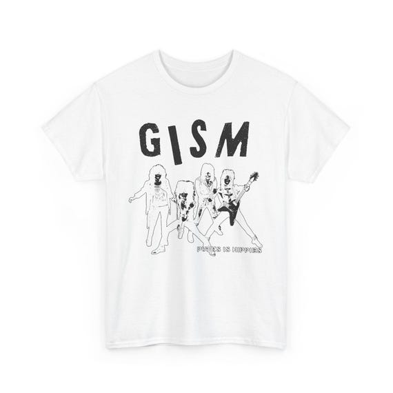 GISM 'punks is Hippies' T-shirt: Japanese Hardcore Punk Band Tee