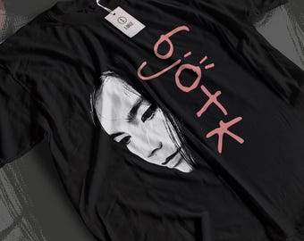 Bjork Post Tour 96 Long Sleeve Tee, Rare Bootleg Pop Band Shirt