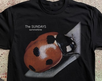 The Sonntags Summertime Marienkäfer T-Shirt, 90er Jahre Indie Dream Pop Band Tee