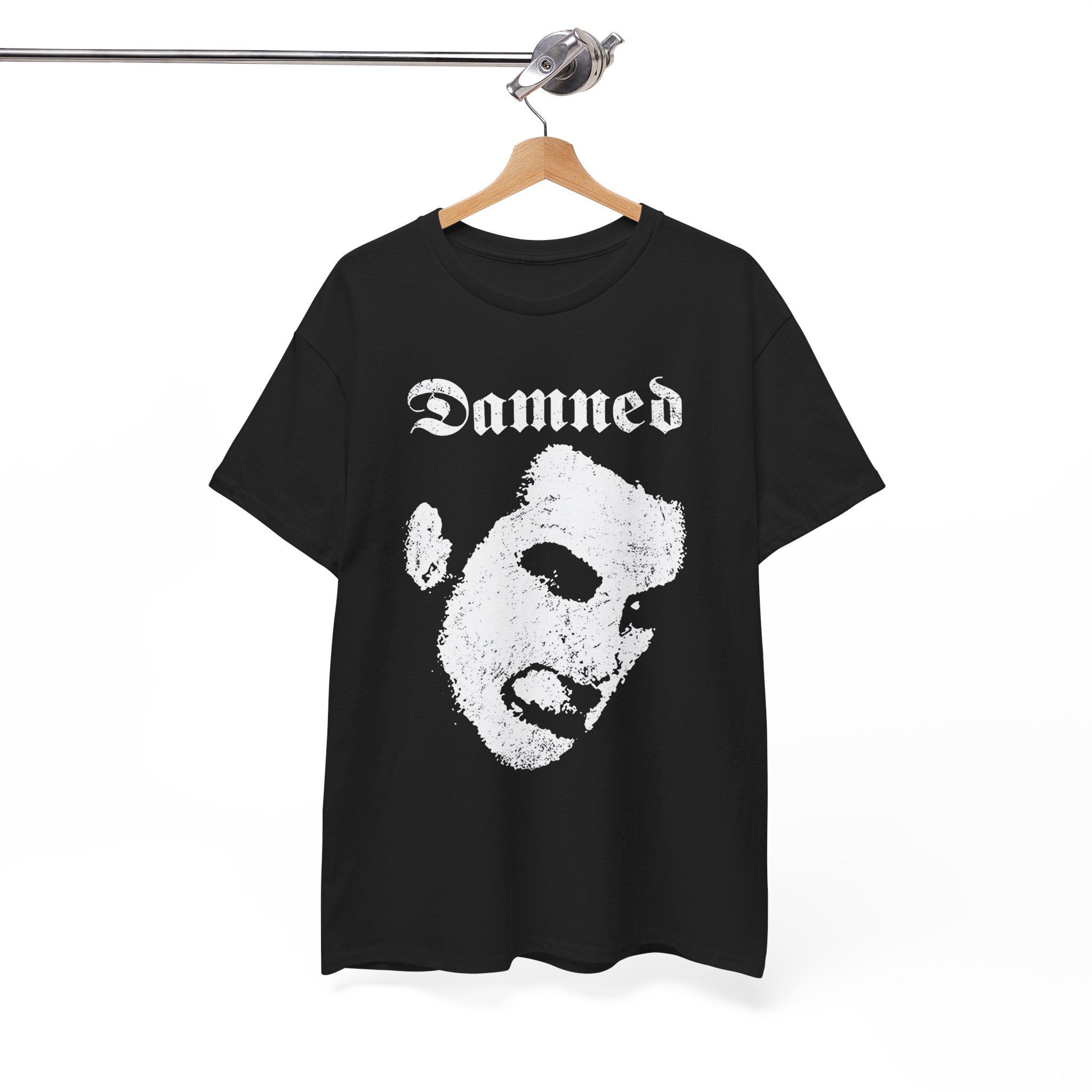 The Damned Dave Vanian Portrait T-shirt, Gothic Punk Rock Tee - Etsy